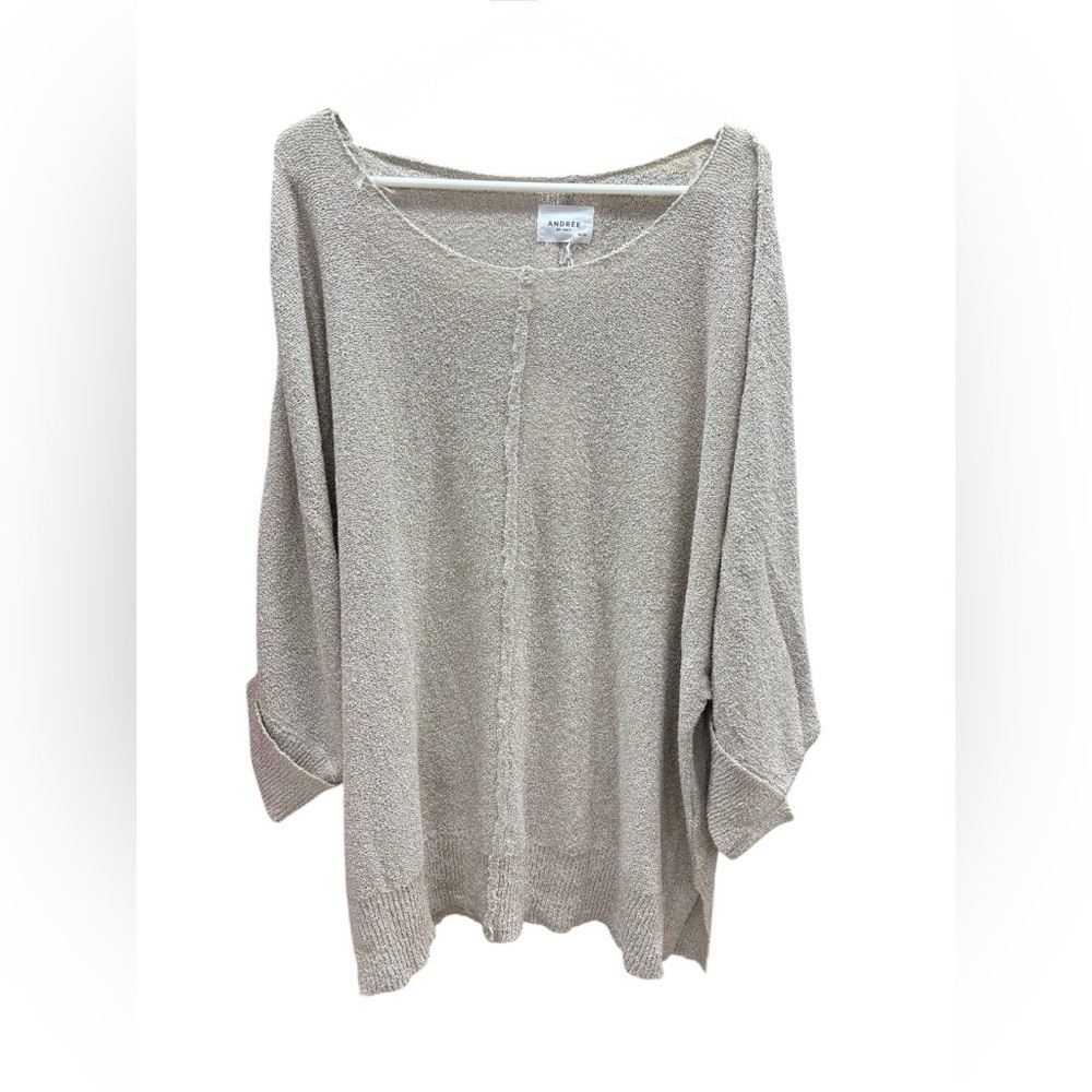 ANDREE BY UNIT Women's Beige Tunic Top